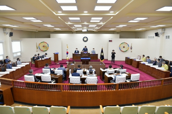 공주시의회 제221회 임시회 폐회식