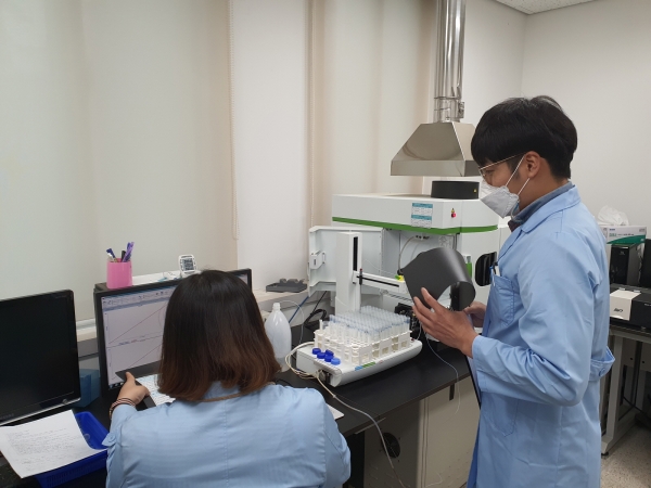 농업기술센터 안전분석실 모습