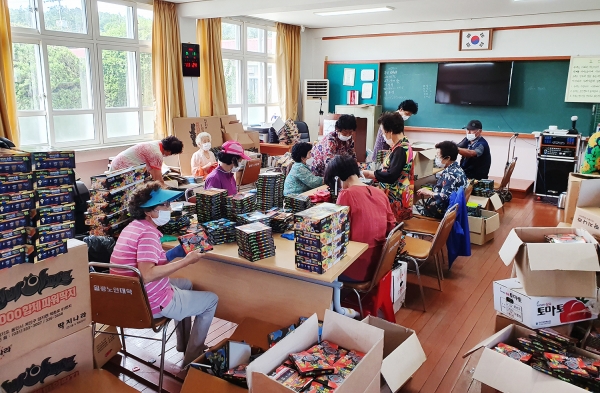 노인일자리사업 참여 모습