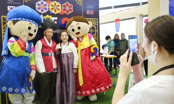 몽골 K-FOOD FESTIVAL행사 모습