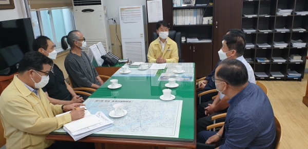 이교식 부군수 주재 '종천농공단지 입주 기업체 간담회' 개최 모습