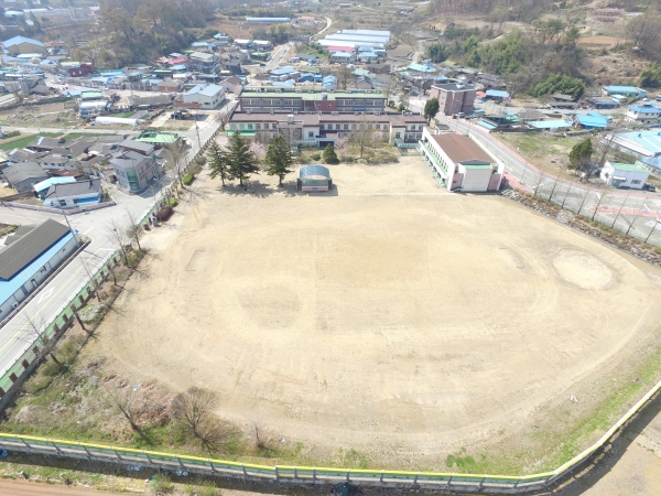 내년도에 정산다목적복지관 건립- 대상 부지