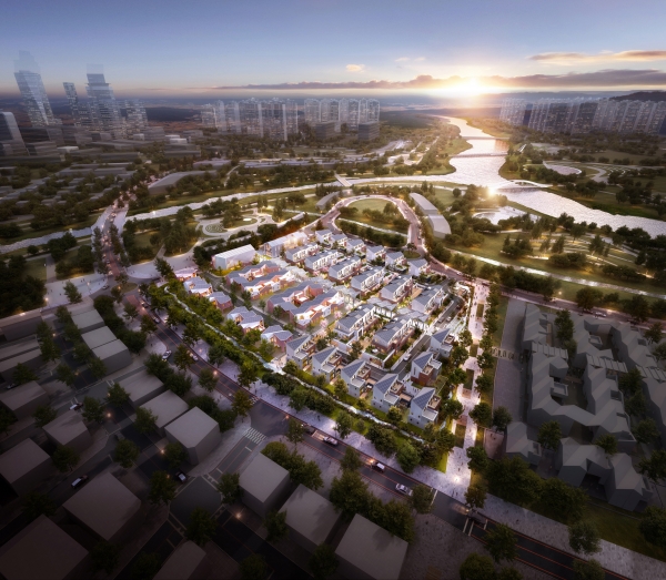 스마트빌리지 전체 조감도