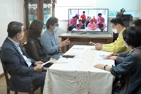 김정섭 시장 복지시설 위문(왕촌어버이집)