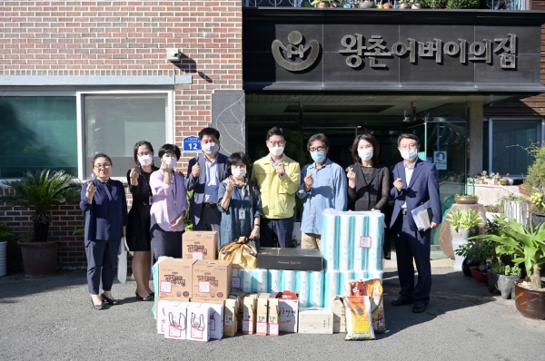 김정섭 시장 복지시설 위문(왕촌어버이집)