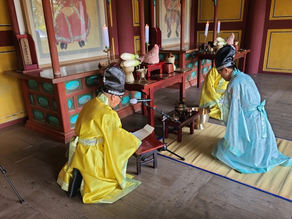 제66회 백제문화제 삼충제 봉행 모습