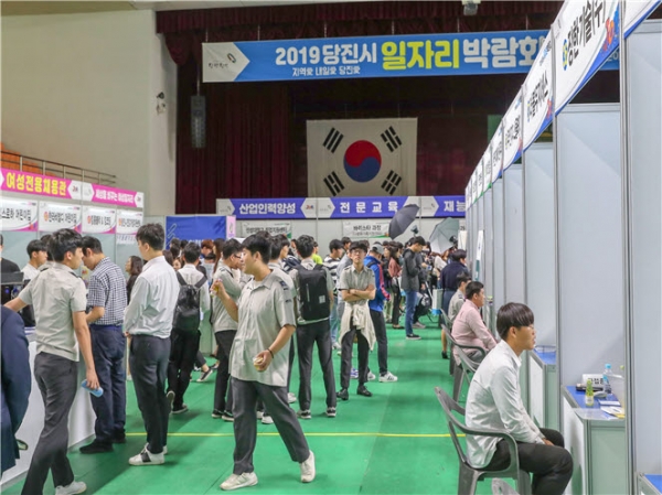 지난 2019 일자리박람회 개최 모습