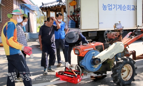 농기계 순회교육(원북면 마산2리)