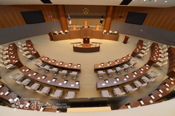 충남도의회 본회의장