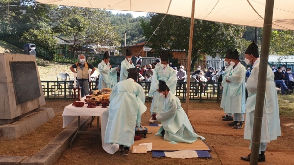 김종서 장군 추모제 사진