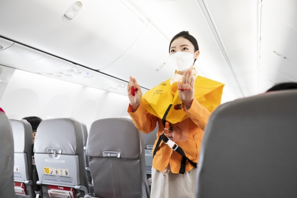 항공운항과, 티웨이 항공훈련센터 체험실습 진행 모습