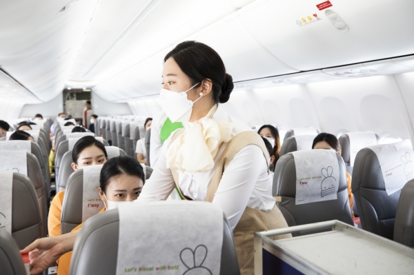 항공운항과, 티웨이 항공훈련센터 체험실습 진행 모습