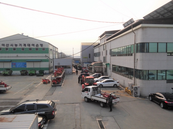 아산시 농업기계 임대사업소 전경