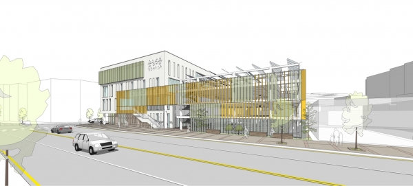 온양5동 행정복지센터 조감도(안)