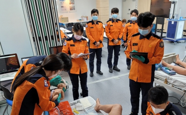 세종소방서 응급분만교육.