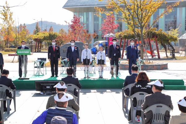 충남 서북부 미세먼지대응 지방정부연대 행정협의회 창립총회 개최 모습