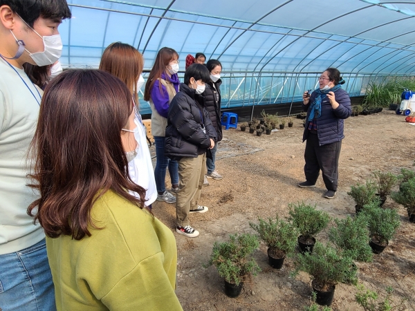 도시청년 귀농투어 진행 모습