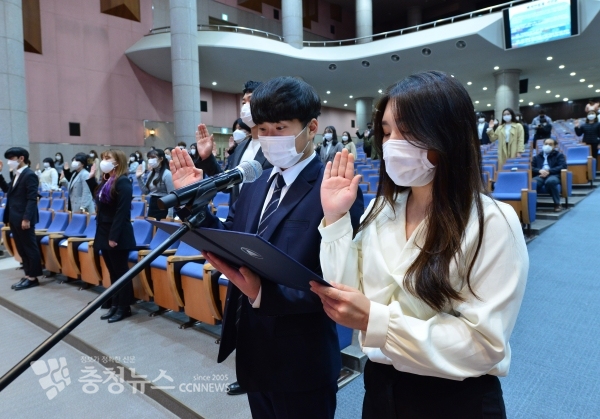 백석인증제 인증서 수여식 및 입단식