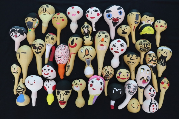 서산박첨지놀이 체험 모습