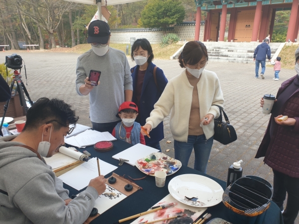 백제문화체험 프로그램 운영장면