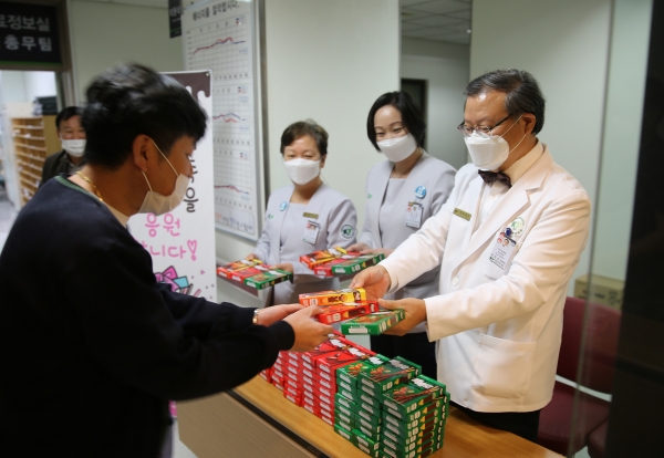 막대과자 나눔 이벤트 진행