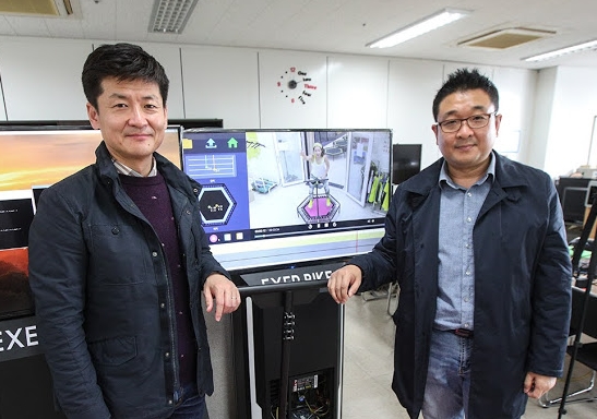 (왼쪽부터) 생기원 안전시스템연구그룹 이수웅 그룹장과 ㈜지오아이티 이성한 대표.