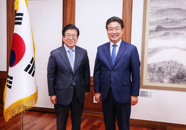 김홍장 당진시장과 박병석 국회의장