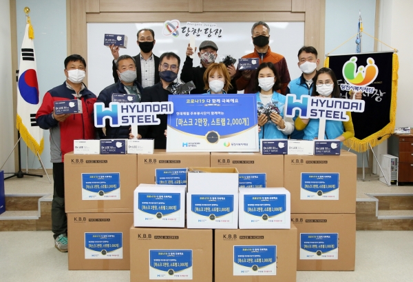 당진 전통시장 마스크 전달