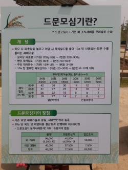 벼 ‘드문모심기’ 확대 보급