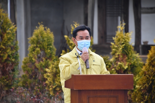 박영희 장군 추모제 모습