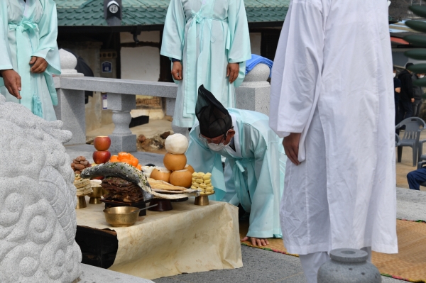 박영희 장군 추모제 모습