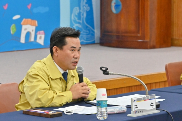 박정현 부여군수 발언 장면