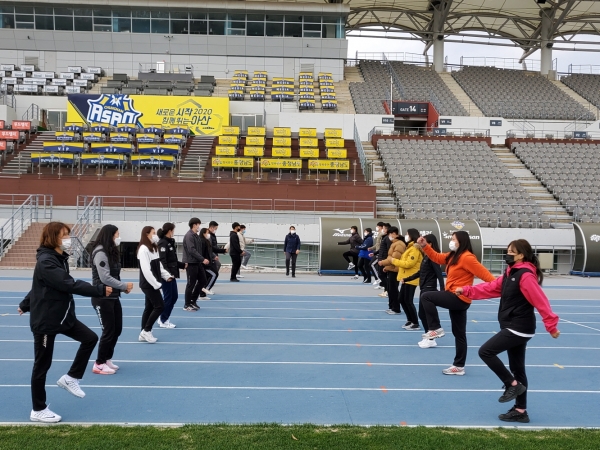 걷기지도자 2급 양성과정 교육 실시 모습