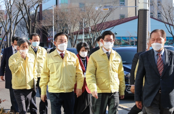 양승조 도지사 계룡시 간담회 개최 모습