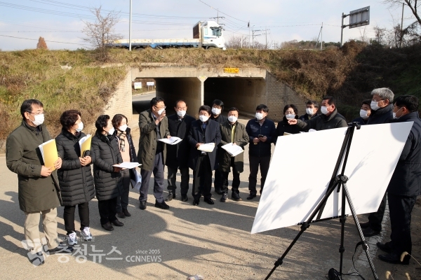 송악읍 광명 간이 교차로