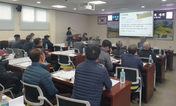 신풍면장 주민추천제 관련 모습