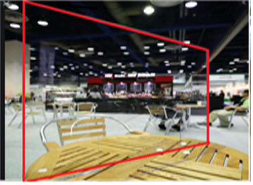 음식점 비말 차단용 칸막이 설치장면