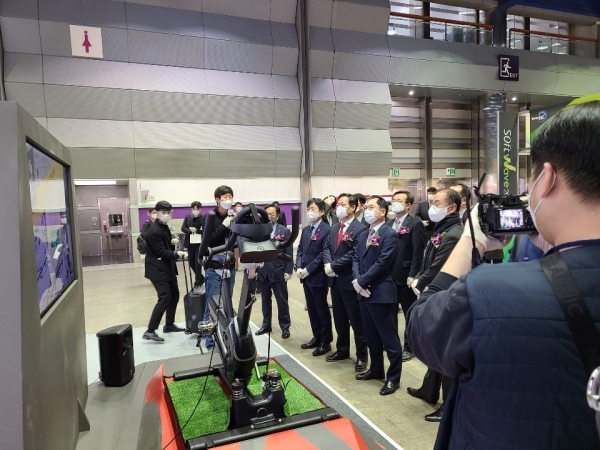 바이크라이더 ‘강원’이 지난 2일부터 4일까지 서울 코엑스에서 개최한 ‘2020 대한민국 소프트웨어대전’에 전시