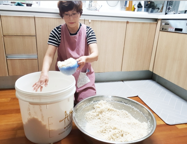 천강청주 빚는 황수정 씨