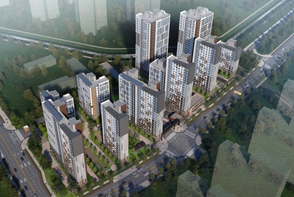 계룡대실 2블록 공공분양 600세대(조감도)
