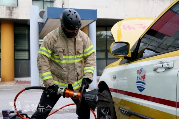 당진소방서, 인명구조사 자격취득을 위해 맹훈련