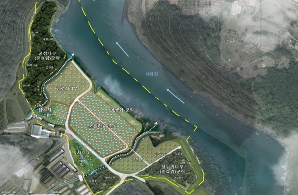 (이백리) 습지 및 정화림, 소득수종림 조성 및 임연부 식생복원