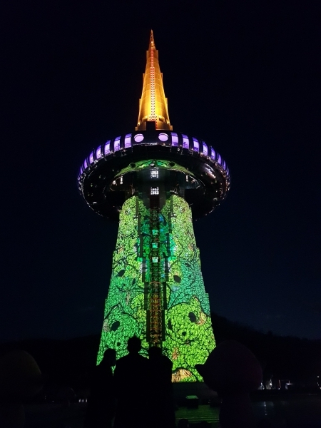 한빛탑 미디어파사드