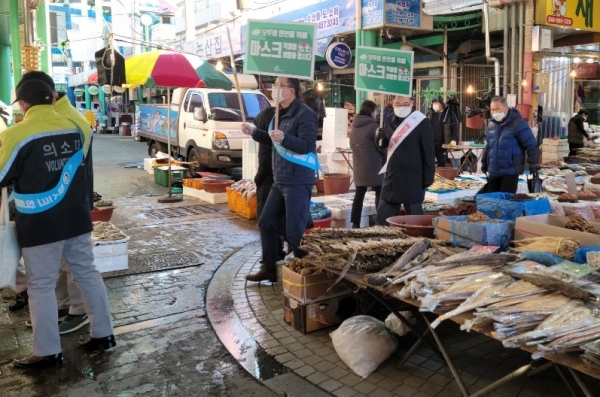 코로나 극복 거리캠페인