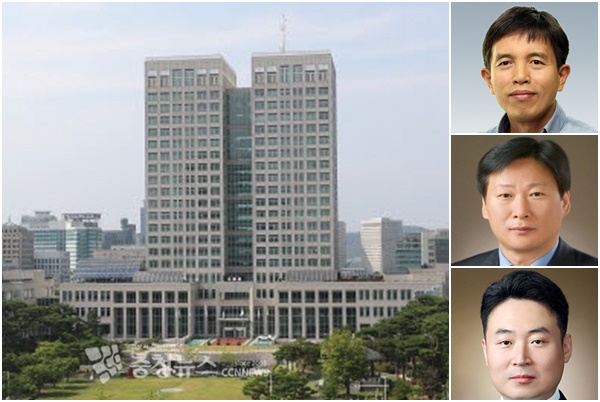 대전시청 승진 대상자 (위쪽부터)이강혁 2급, 이규원, 민동희 3급