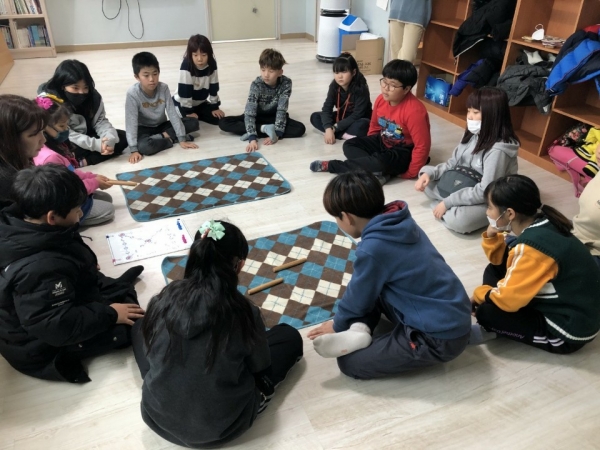 겨울방학 프로그램 (웅진도서관 모습)