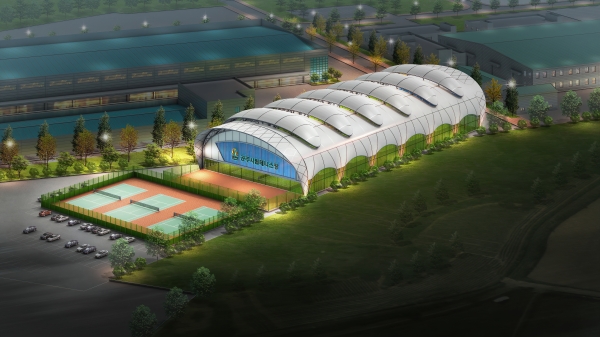 공주시립테니스장 조감도