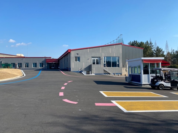 골프존카운티 구미 스타트 광장에 설치된 마샬 부스