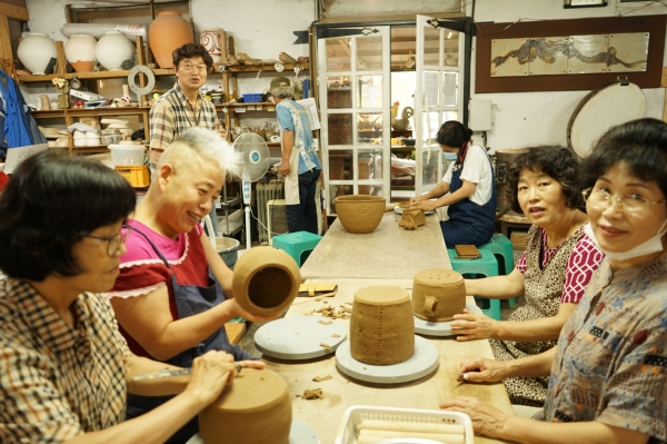 철화분청 주민체험교육 사진