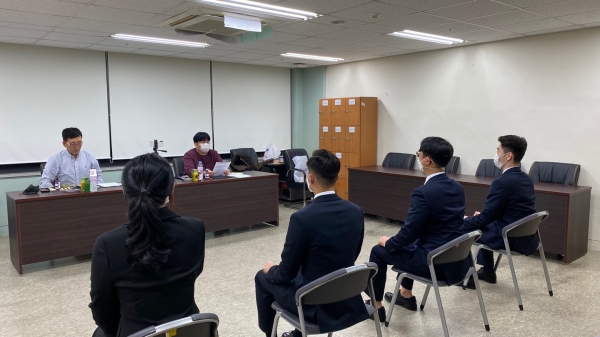 모의면접 실시 모습